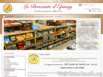 brocante-bravo.com website preview