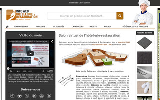 infowebhotellerie-restauration.com website preview