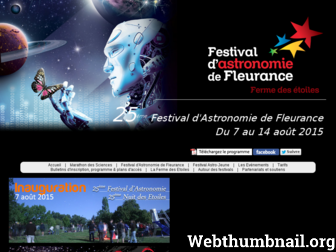 festival-astronomie.com website preview