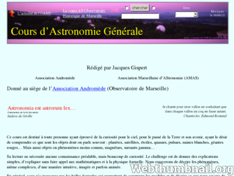 astronomia.fr website preview