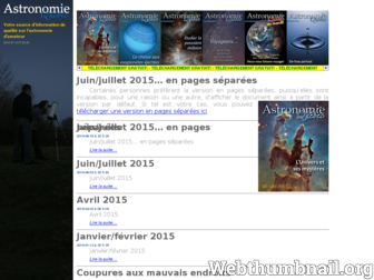 astronomie.quebec website preview