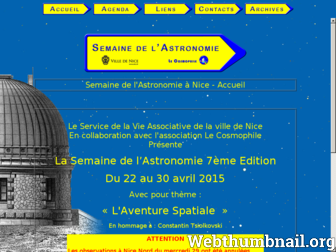 semaine.astronomie.free.fr website preview