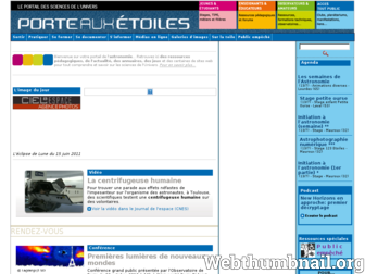 porteauxetoiles.afanet.fr website preview