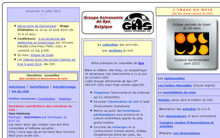 groupeastronomiespa.be website preview