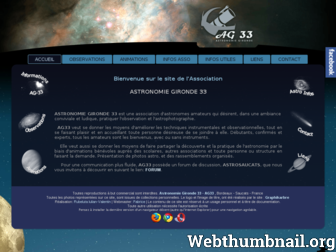 ag33.fr website preview