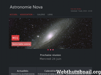 astronomie-nova.fr website preview