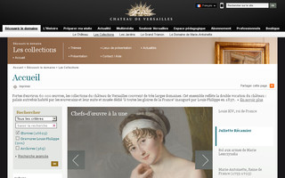 collections.chateauversailles.fr website preview