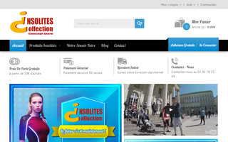 insolites-collection.com website preview