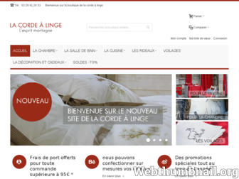 la-corde-a-linge.com website preview