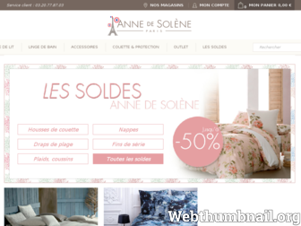 anne-de-solene.com website preview