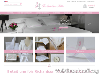 richardson-filles.com website preview