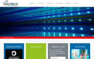 piscine.lesvauroux.com website preview