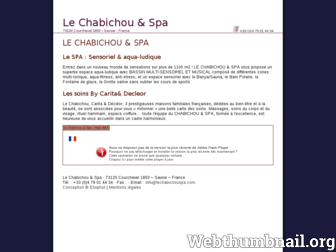 chabichou-spa-courchevel.com website preview
