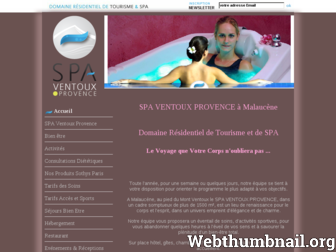 spa-ventoux-provence.com website preview