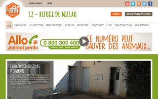 millau.spa.asso.fr website preview
