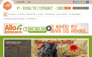 cholet.spa.asso.fr website preview