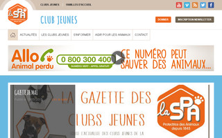jeunespa.spa.asso.fr website preview