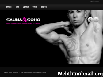 saunasoho.com website preview
