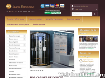 sauna-hammam.fr website preview