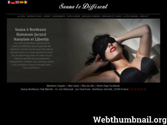 sauna-le-different.com website preview
