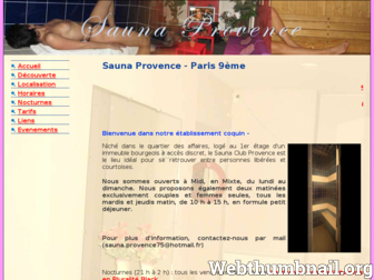 sauna-provence.com website preview