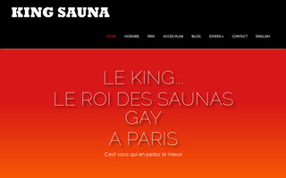 kingsauna.fr website preview