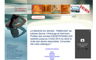 lamaisondusauna.fr website preview