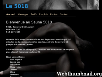sauna5018.com website preview