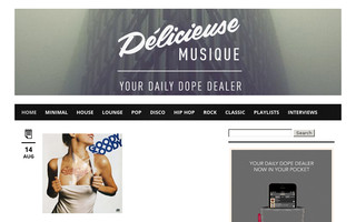 delicieuse-musique.com website preview