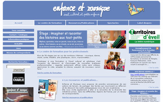 enfancemusique.asso.fr website preview
