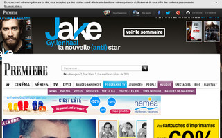 musique.premiere.fr website preview