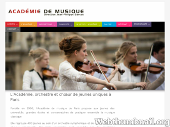 academie-de-musique.com website preview
