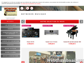 betbedermusique.net website preview