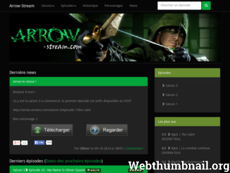 arrow-stream.com website preview