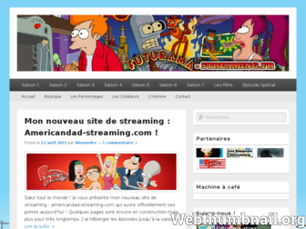 futurama-streaming.fr website preview