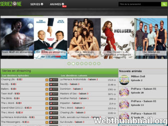 seriezone.com website preview