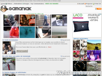 gamaniak.com website preview