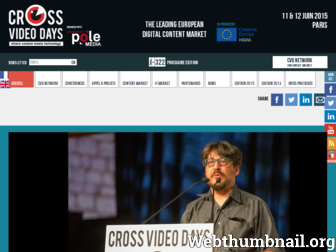 crossvideodays.com website preview