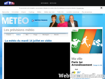 meteo.tf1.fr website preview