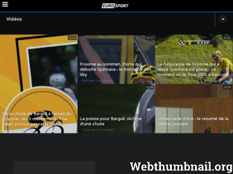 video.eurosport.fr website preview