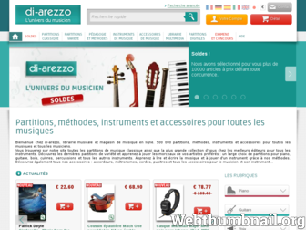 di-arezzo.fr website preview