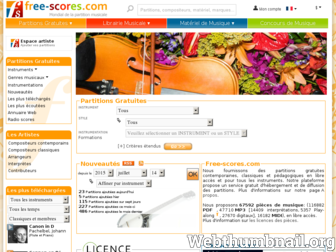 free-scores.com website preview