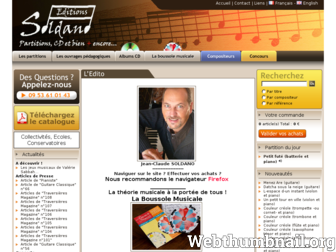 partition-soldano.fr website preview
