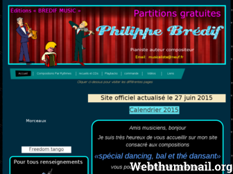philippebredif.fr website preview