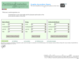 partitionsgratuites.com website preview