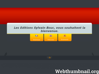 editions-sylvainbouc.com website preview