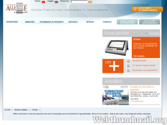 alliance-instruments.com website preview