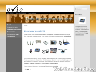ovio-instruments.com website preview