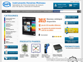 moineau-instruments.com website preview