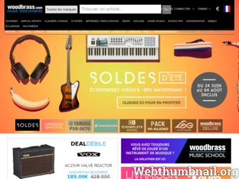 woodbrass.com website preview